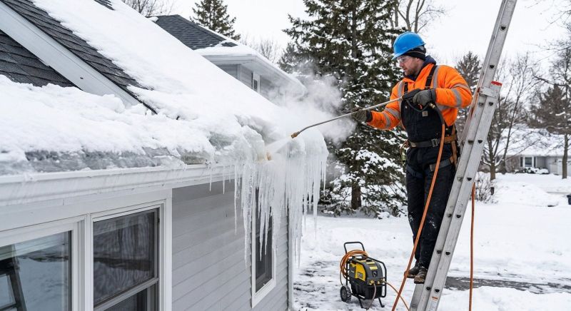 Ice Dam Removal in Renton, WA