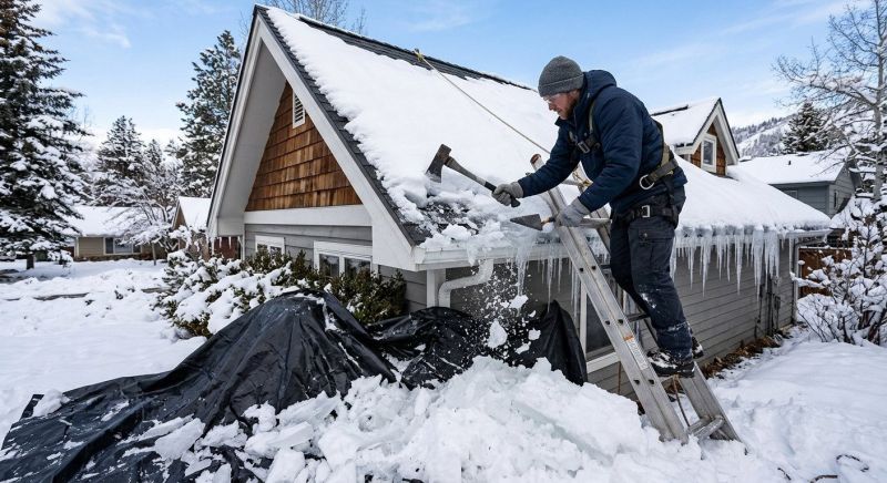Ice Dam Removal in Edmond, OK