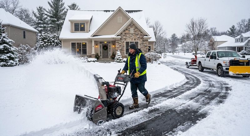 Parking Area Snow Removal in New York, NY