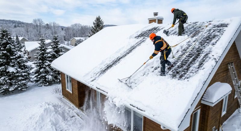 Roof Snow Removal in Long Island, NY